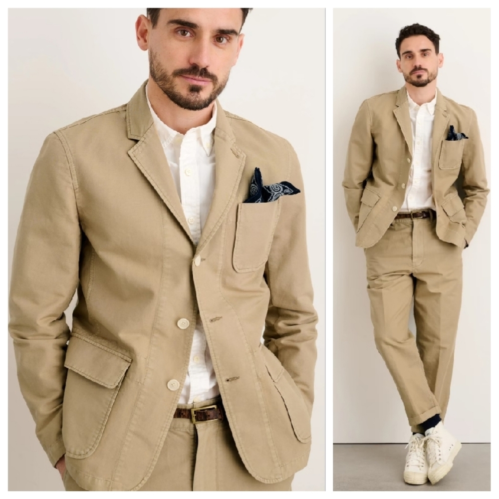 Alex Mill Double Twill Blazer Jacket Coat